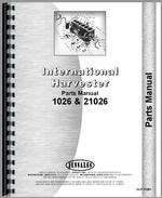 Parts Manual for International Harvester 21026 Tractor