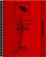Parts Manual for International Harvester 2424 Industrial Tractor