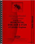 Parts Manual for International Harvester 2500B Industrial Tractor Engine