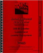 Operators Manual for International Harvester 250B Crawler