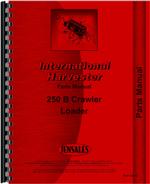 Parts Manual for International Harvester 250B Crawler