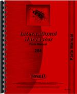 Parts Manual for International Harvester 284 Tractor