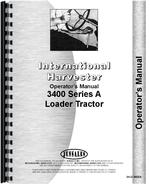 Operators Manual for International Harvester 3400A Industrial Tractor