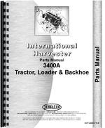 Parts Manual for International Harvester 3400A Industrial Tractor