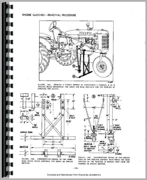 Service Manual for International Harvester 3616 Tractor Clutch Sample Page From Manual