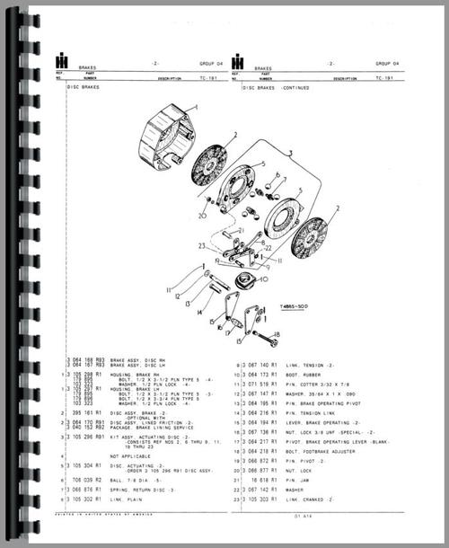 International Harvester 384 Tractor Operators Manual 