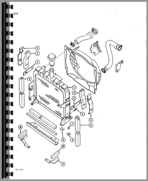 Parts Manual for International Harvester 385 Tractor Sample Page From Manual