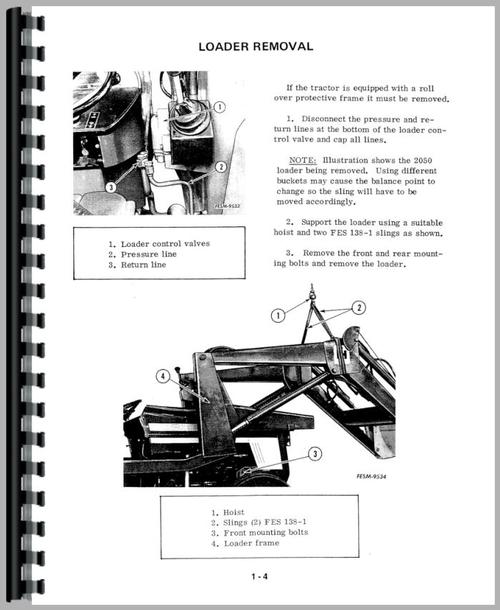 Service Manual for International Harvester 385 Tractor Sample Page From Manual