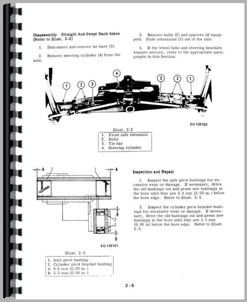 Service Manual for International Harvester 385 Tractor Sample Page From Manual