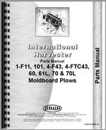 Parts Manual for International Harvester 4-4FTC43 Plow