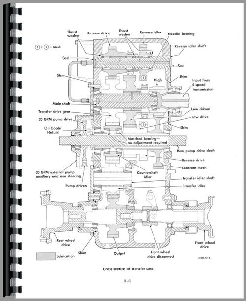 Service Manual for International Harvester 4100 Tractor Sample Page From Manual