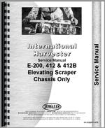 Service Manual for International Harvester 412 Elevating Scraper