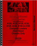 Service Manual for International Harvester 4120 Compact Skid Steer Loader