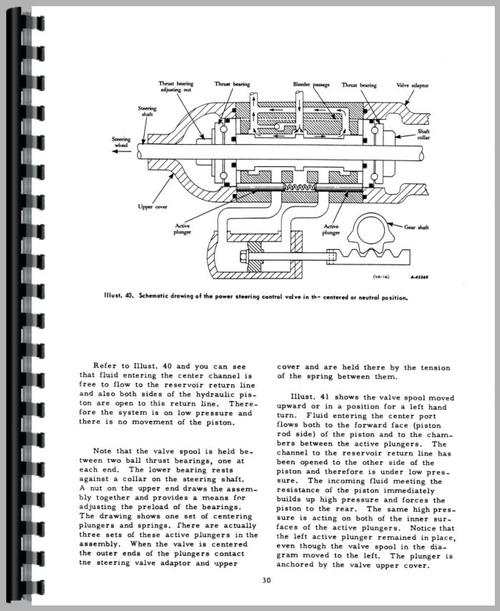Service Manual for International Harvester 4414 Forklift Sample Page From Manual