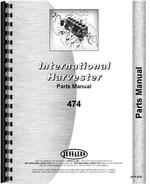 Parts Manual for International Harvester 474 Tractor