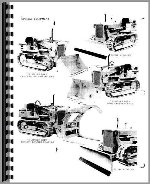 Operators Manual for International Harvester 500C Crawler Sample Page From Manual