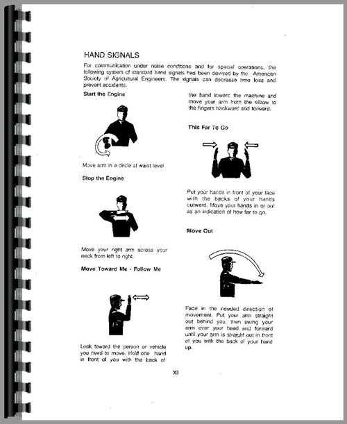 Operators Manual for International Harvester 585 Tractor Sample Page From Manual