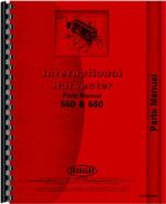 Parts Manual for International Harvester 660 Tractor