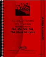 Operators Manual for International Harvester 84 Hydro Tractor