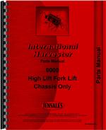Parts Manual for International Harvester 9000 Forklift