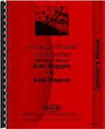 Operators Manual for International Harvester All Auto Wagon