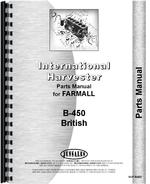 Parts Manual for International Harvester B-450 Tractor