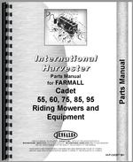 Parts Manual for International Harvester Cub Cadet 55 Lawn & Garden Tractor
