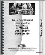 Service Manual for International Harvester D193 Engine