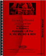 Service Manual for International Harvester H Tractor Hydraulic Lift-All