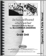 Operators & Parts Manual for International Harvester M Grain Drill