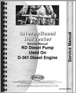 Service Manual for International Harvester RD Injection Pump