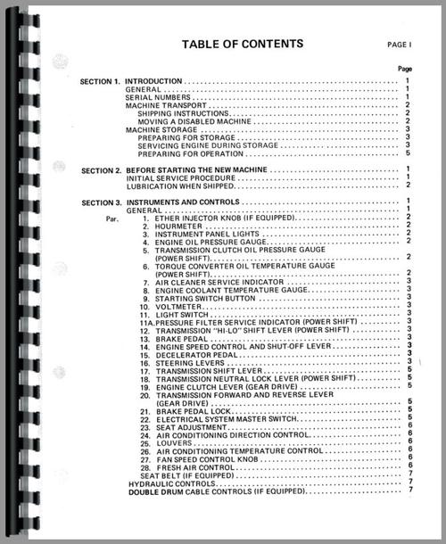 INTERNATIONAL TD 15 C TD15 Crawler Operators Manual IH 
