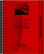 Operators Manual for International Harvester TD18 Crawler