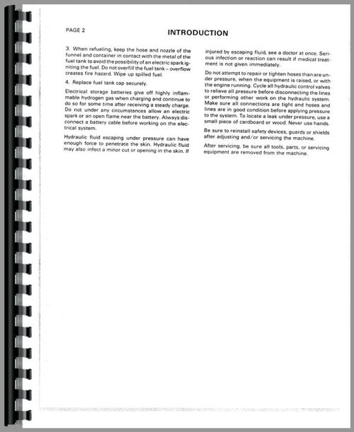 Service Manual for International Harvester TD25E Crawler Sample Page From Manual