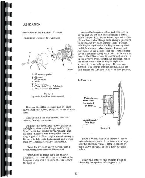 Operators Manual for International Harvester 4500A Forklift Sample Page From Manual