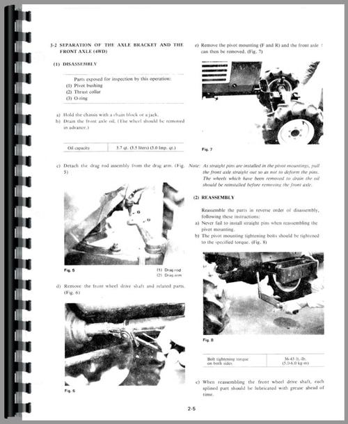 Service Manual for Isuzu E3AF-1 Tractor Sample Page From Manual