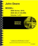Service Manual for John Deere 3000 Tractor