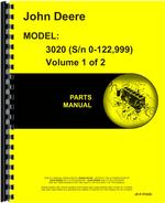 Parts Manual for John Deere 3020 Tractor