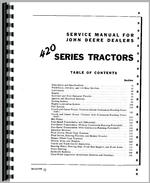 Service Manual for John Deere 320 Tractor