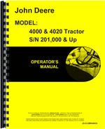 Operators Manual for John Deere 4000 Tractor