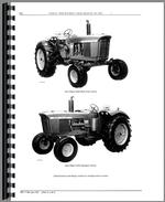 Parts Manual for John Deere 4000 Tractor