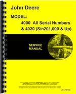 Service Manual for John Deere 4000 Tractor