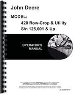 Operators Manual for John Deere 420U Tractor