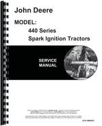 Service Manual for John Deere 440 Crawler