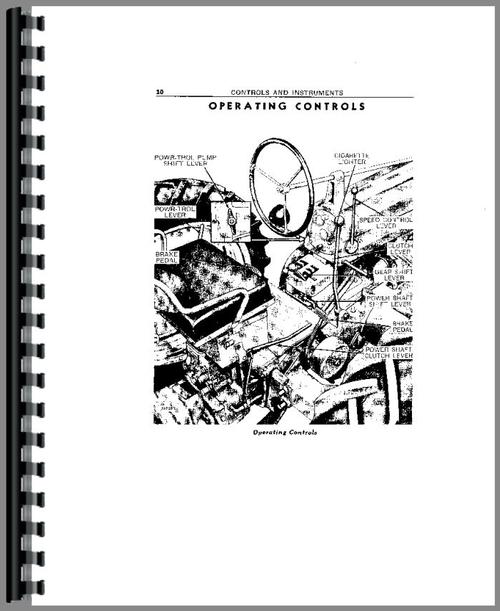 Operators Manual for John Deere 50 Tractor Sample Page From Manual