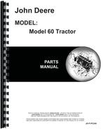 Parts Manual for John Deere 60 Tractor