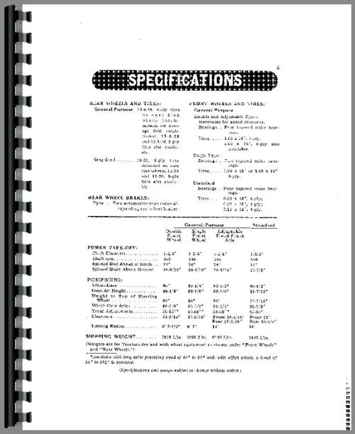 Operators Manual for John Deere 620 Tractor Sample Page From Manual