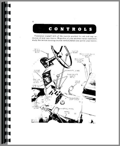 Operators Manual for John Deere 630 Tractor Sample Page From Manual