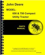 Parts Manual for John Deere 650 Tractor