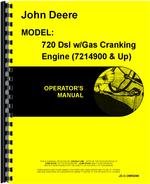 Operators Manual for John Deere 720 Tractor